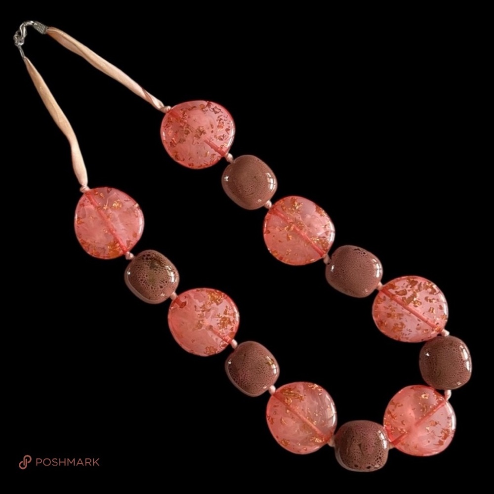 💖 Lucite Confetti Statement Necklace 💖